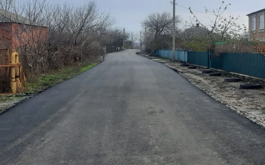 В хуторе Тереховском отремонтирована дорога по улице Патриотов