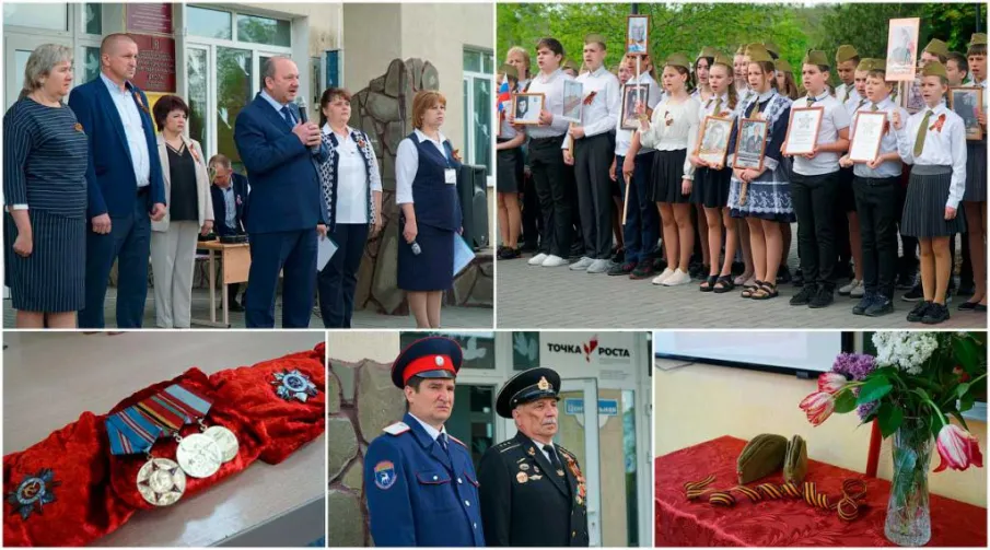 Школьники Верхнекундрюченской школы берегут память о героях ВОВ
