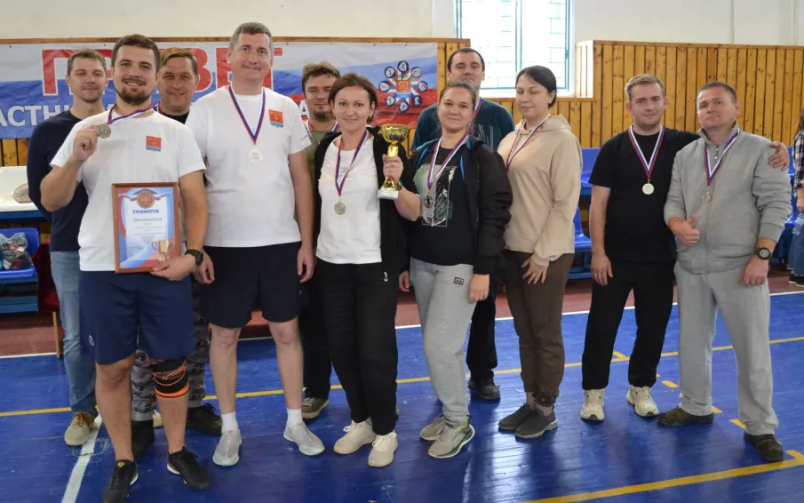 Команда районной администрации заняла второе место в Спартакиаде трудящихся