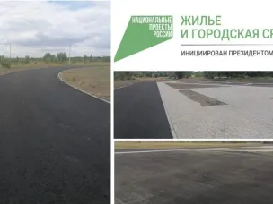 Работы по благоустройству стадиона выполнены более чем на 60%
