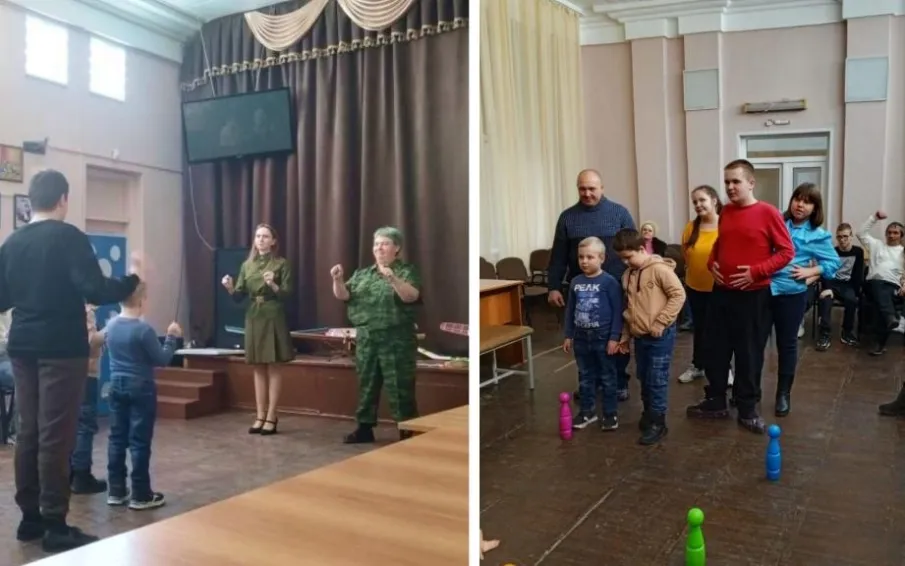 Клуб «Папа особого ребёнка» прошёл игровой курс «Молодого бойца»