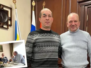 Виктор Гуснай встретился с бойцом из СВО