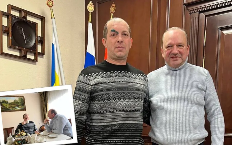 Виктор Гуснай встретился с бойцом из СВО