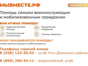 Устьдончане могут присоединиться к акции #МЫВМЕСТЕ