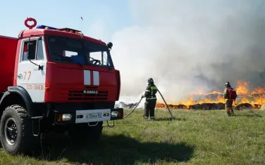 Пожарные учения в Усть-Донецком