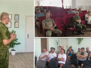 В Усть-Донецком районе проходят встречи с гражданами, пребывающими в запасе