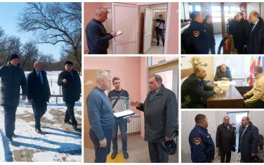 Визит главы КСП Ростовской области Валерия Хрипуна