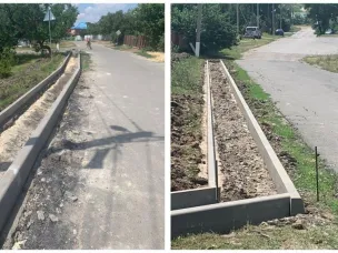В хуторе Пухляковском начаты работы по благоустройству тротуара