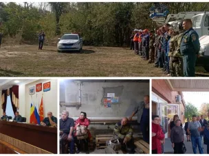 На территории Усть-Донецкого района прошли командно-штабные учения по гражданской обороне