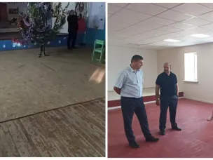 В хуторе Ещеулов заканчивается ремонт ДК