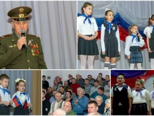 Патриотический концерт: Эмоциональное выступление учеников поразило сердца пап и дедушек