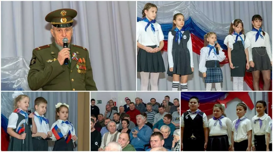 Патриотический концерт: Эмоциональное выступление учеников поразило сердца пап и дедушек