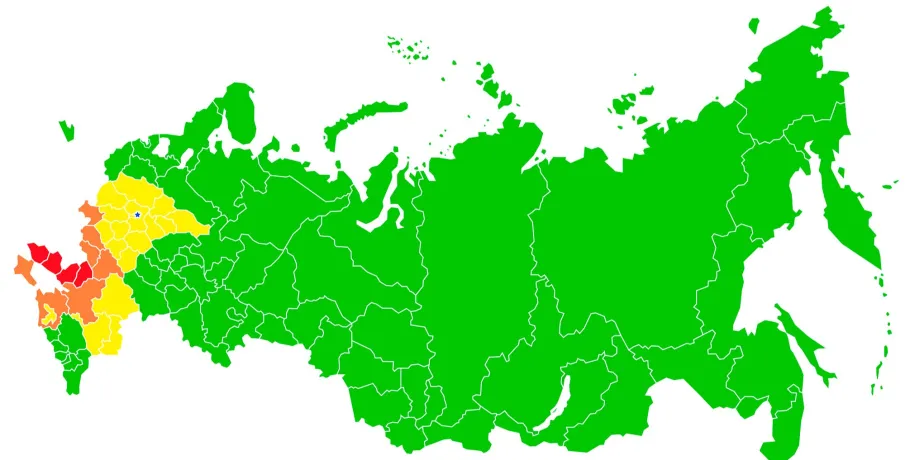 В Ростовской области введен средний уровень реагирования