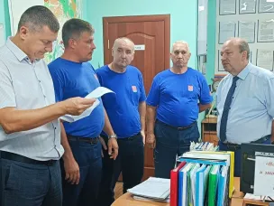 Виктор Гуснай провел встречу с работниками управления ГО и ЧС