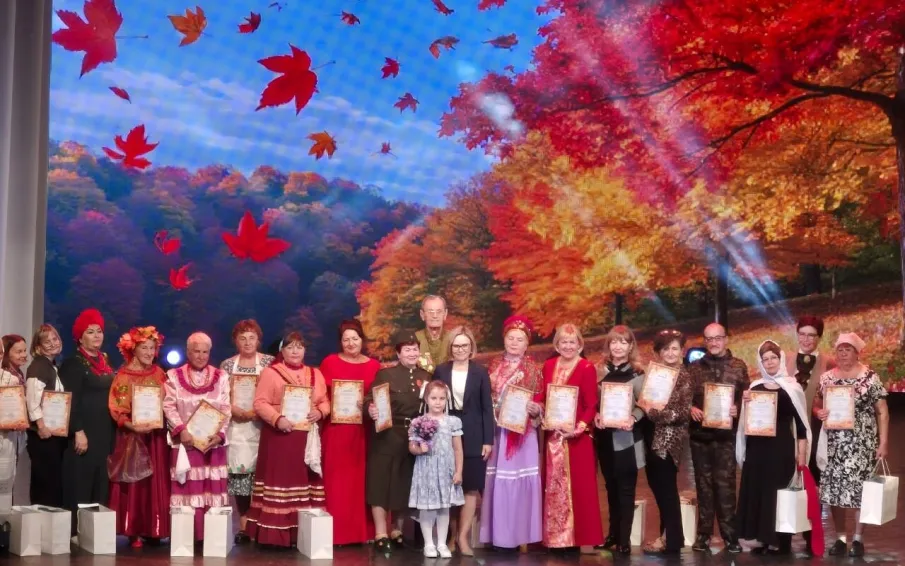 Коллектив клуба 65+«Гармония души» стал лауреатом областного фестиваля