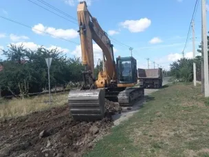 В Апаринском поселении начались работы по ремонту автомобильной дороги по улице имени А.Шубина.