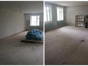 В станице Мелиховской ведутся ремонтные работы здания школьного музея