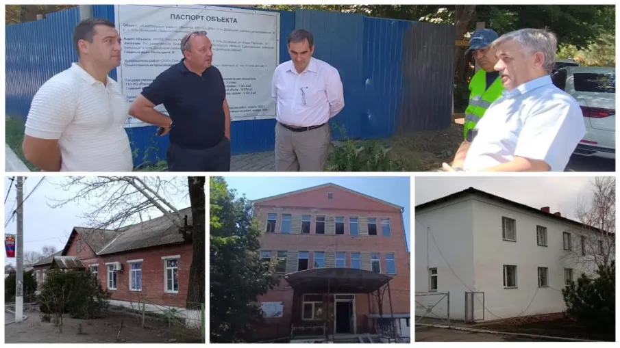 Визит министра здравоохранения: обзор хода работ по ремонту объектов в Усть-Донецком районе