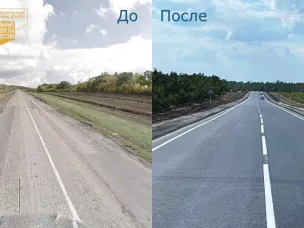 Пятикилометровый участок автодороги в Усть-Донецком районе отремонтировали по нацпроекту