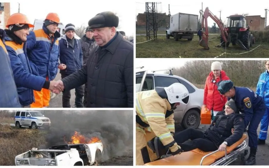 В Усть-Донецком районе проверили готовность экстренных служб к реагированию на аварийные ситуации