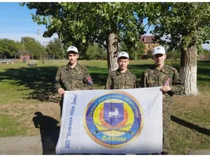 Молодые казаки сдали экзамен на пластунский берет