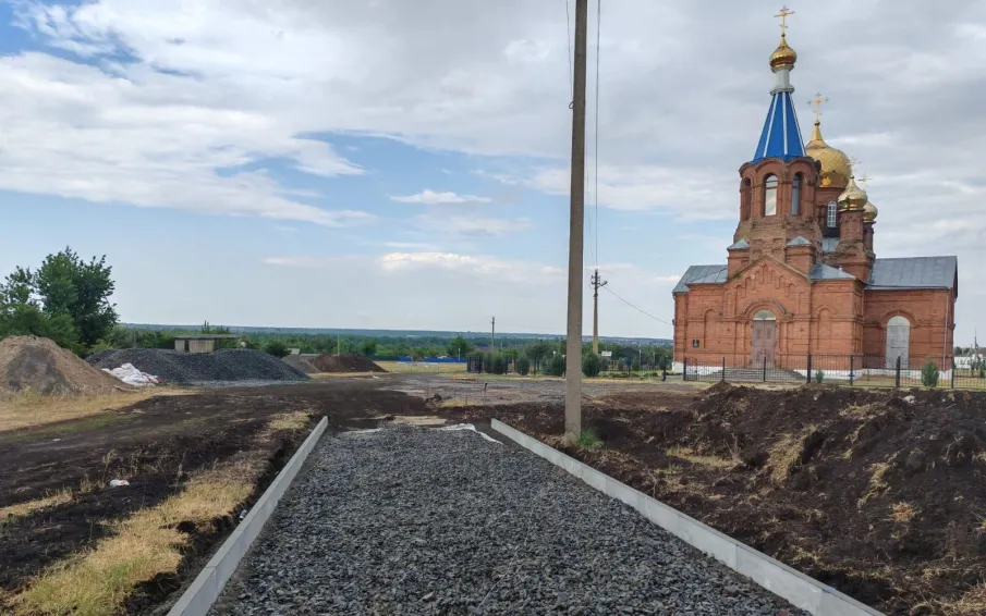 В хуторе Мостовом продолжается реализация национального проекта