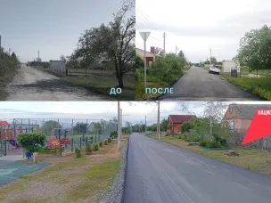 В Усть-Донецком завершился ремонт дороги по улице Дачная в рамках нацпроекта