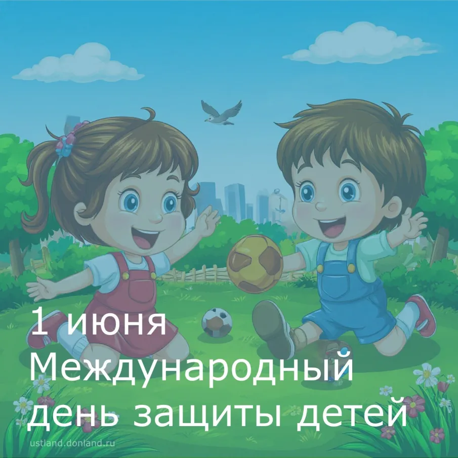 1 июня - Международный день защиты детей
