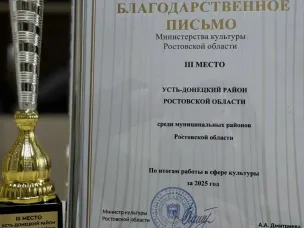 Усть-Донецкий район занял третье место по итогам работы отрасли культуры в 2025 году